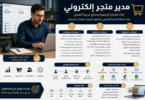 وظيفة مدير متجر الكتروني