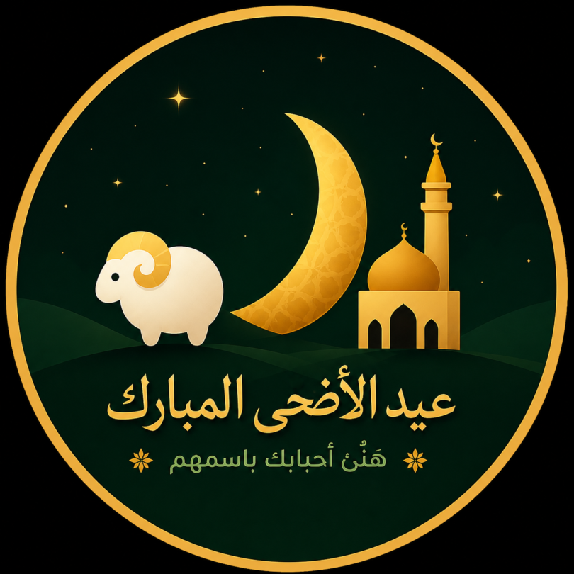 هنى اي شخص بااسمة اداة للتهنئة بالعيد الاضحى