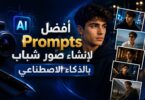 صور شباب تم إنشاؤها باستخدام الذكاء الاصطناعي عبر prompts احترافية