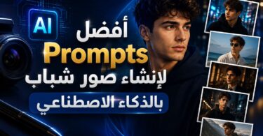 صور شباب تم إنشاؤها باستخدام الذكاء الاصطناعي عبر prompts احترافية