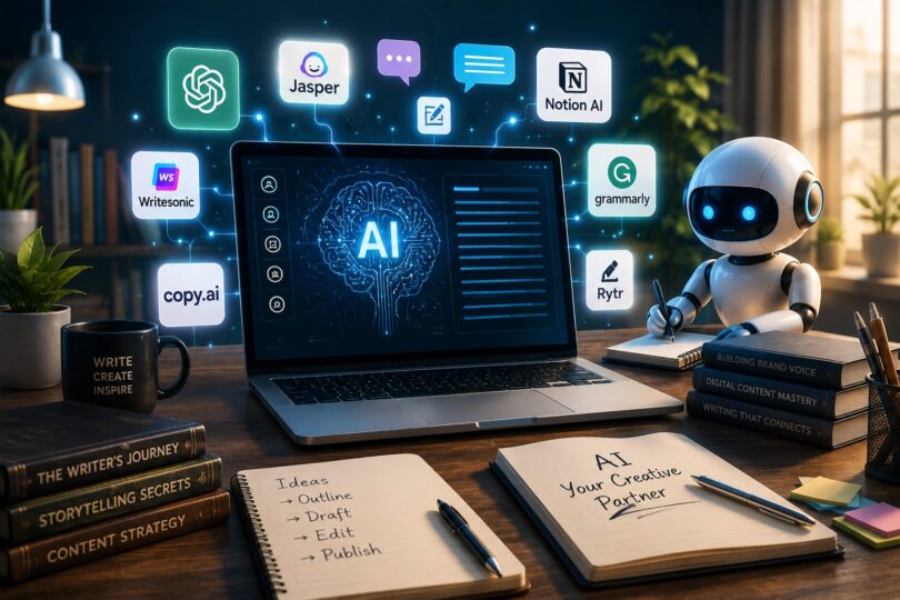 أفضل أدوات الذكاء الاصطناعي للكتابة وصناعة المحتوى في 2026