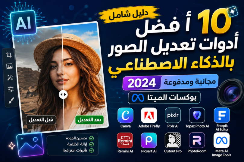 أدوات تعديل الصور بالذكاء الاصطناعي
