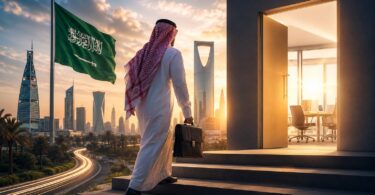 شاب يبحث عن وظيفة في السعودية لتحقيق النجاح المهني في 2026